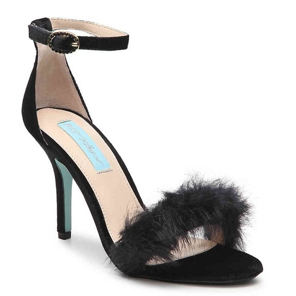 Blue by Betsey Johnson Shoes - Betsey Johnson Nolte Velvet Heels